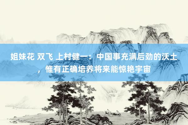 姐妹花 双飞 上村健一：中国事充满后劲的沃土，惟有正确培养将来能惊艳宇宙